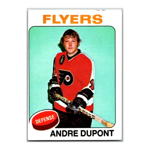 Andre Dupont Philadelphia Flyers Topps 1975