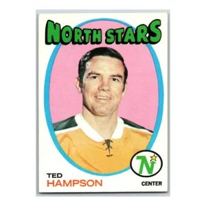 Ted Hampson Minnesota North Stars Topps 1971