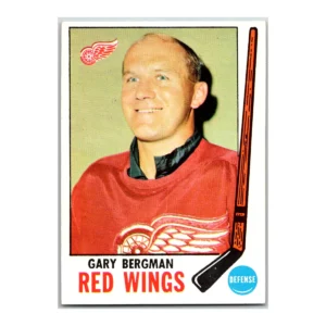 Gary Bergman Detroit Red Wings Topps 1969