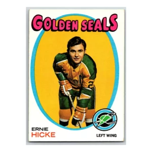 Ernie Hicke California Golden Seals Topps 1971