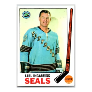 Earl Ingarfield Oakland Seals Topps 1969
