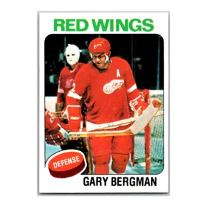 Gary Bergman Detroit Red Wings Topps 1975