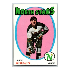 Jude Drouin Minnesota North Stars Topps 1971