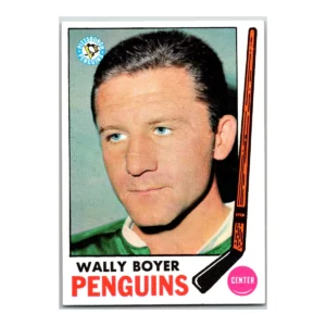 Wally Boyer Pittsburgh Penguins Topps 1969