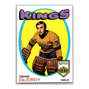 Denis DeJordy Los Angeles Kings Topps 1971