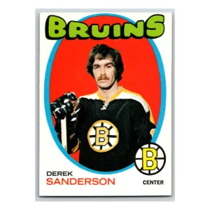 Derek Sanderson Boston Bruins Topps 1971