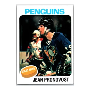 Jean Pronovost Pittsburgh Penguins Topps 1975