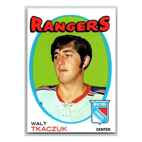Walt Tkaczuk New York Rangers Topps 1971