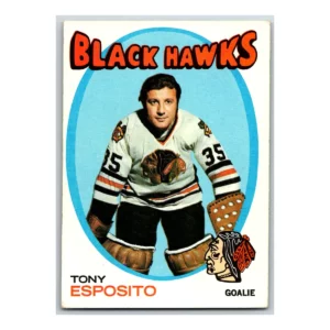 Tony Esposito Chicago Black Hawks Topps 1971