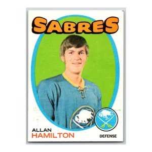 Allan Hamilton Buffalo Sabres Topps 1971