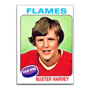 Buster Harvey Atlanta Flames Topps 1975