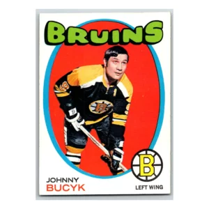Johnny Bucyk Boston Bruins Topps 1971