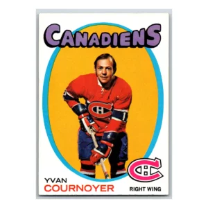 Yvan Cournoyer Montreal Canadiens Topps 1971