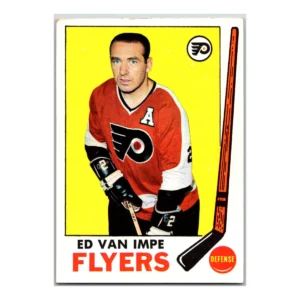 Ed Van Impe Philadelphia Flyers Topps 1969