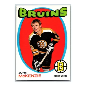 John McKenzie Boston Bruins Topps 1971