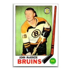 John McKenzie Boston Bruins Topps 1969