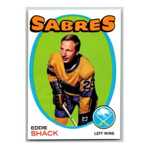 Eddie Shack Buffalo Sabres Topps 1971