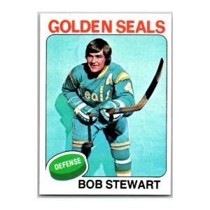 Bob Stewart California Golden Seals Topps 1975