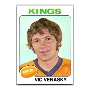 Vic Venasky Los Angeles Kings Topps 1975
