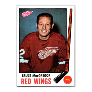 Bruce MacGregor Detroit Red Wings Topps 1969