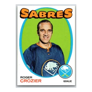 Roger Crozier Buffalo Sabres Topps 1971