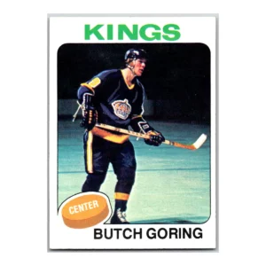 Butch Goring Los Angeles Kings Topps 1975