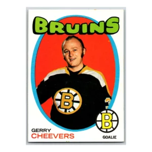 Gerry Cheevers Boston Bruins Topps 1971