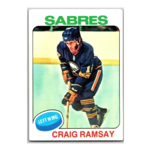 Craig Ramsay Buffalo Sabres Topps 1975