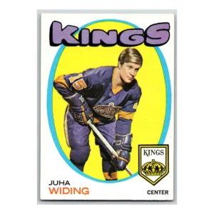 Juha Widing Los Angeles Kings Topps 1971