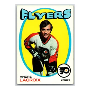 Andre Lacroix Philadelphia Flyers Topps 1971