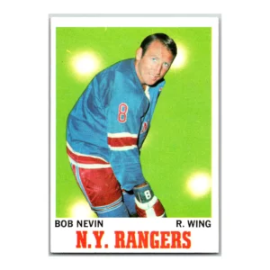 Bob Nevin New York Rangers Topps 1970