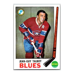 Jean-Guy Talbot St. Louis Blues Topps 1969