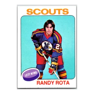 Randy Rota Kansas City Scouts Topps 1975