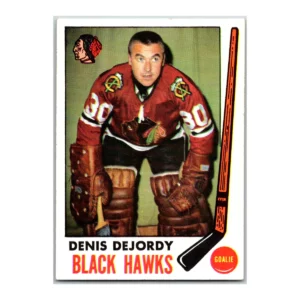 Denis DeJordy Chicago Black Hawks Topps 1969