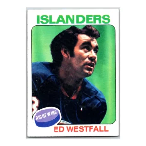 Ed Westfall New York Islanders Topps 1975