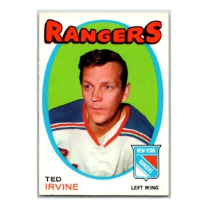 Ted Irvine New York Rangers O-Pee-Chee 1971