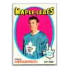 Paul Henderson Toronto Maple Leafs Topps 1971