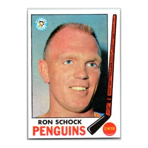 Ron Schock Pittsburgh Penguins Topps 1969