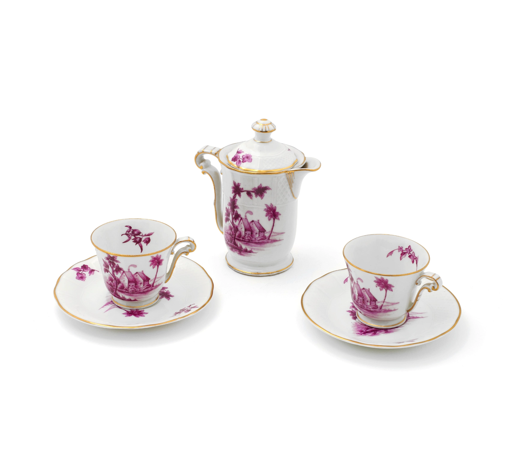 L. Bernardaud Limoges Porcelain Tea Set - All The Decor