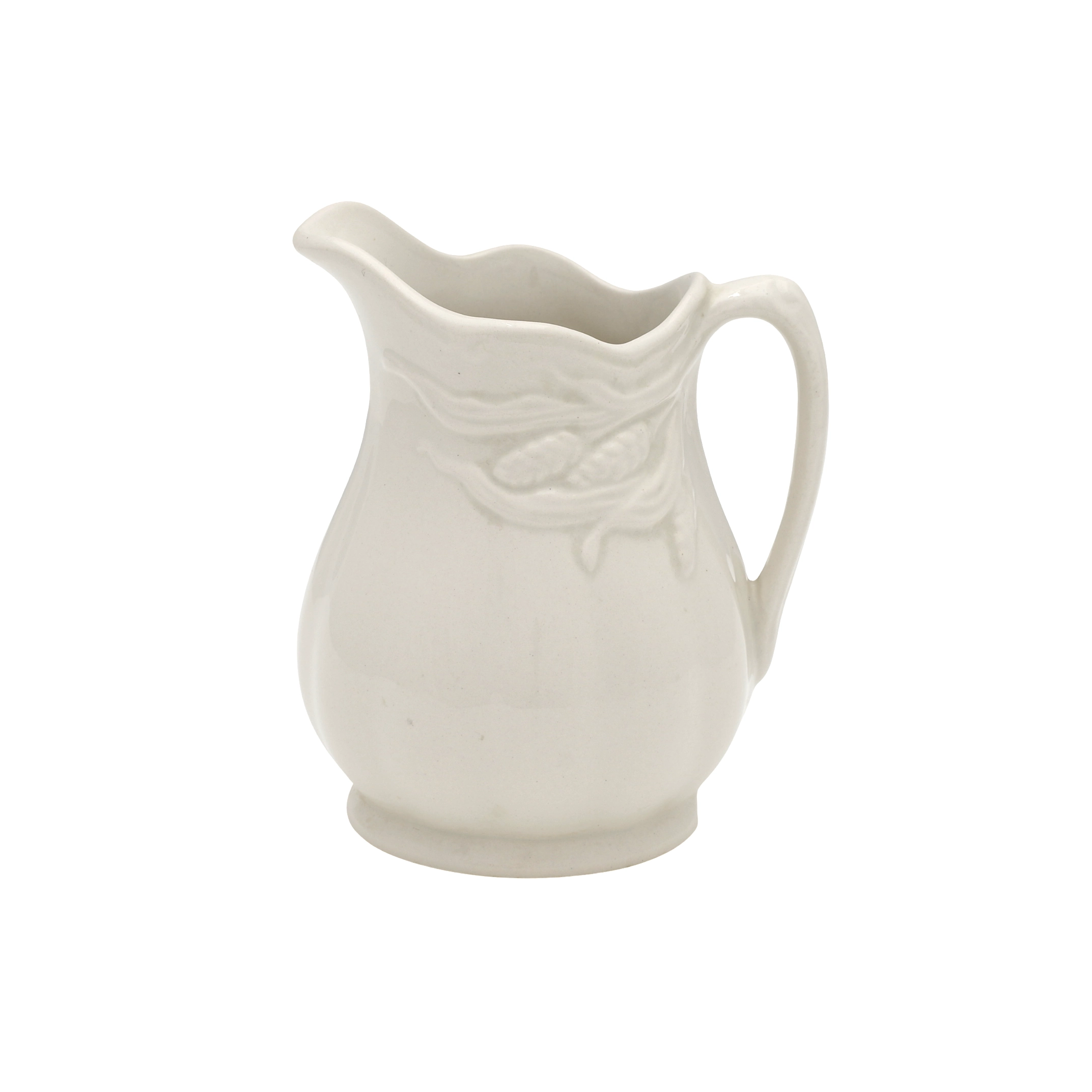 Farmhouse Pottery Antique English Creamer Pitcher, Hanley