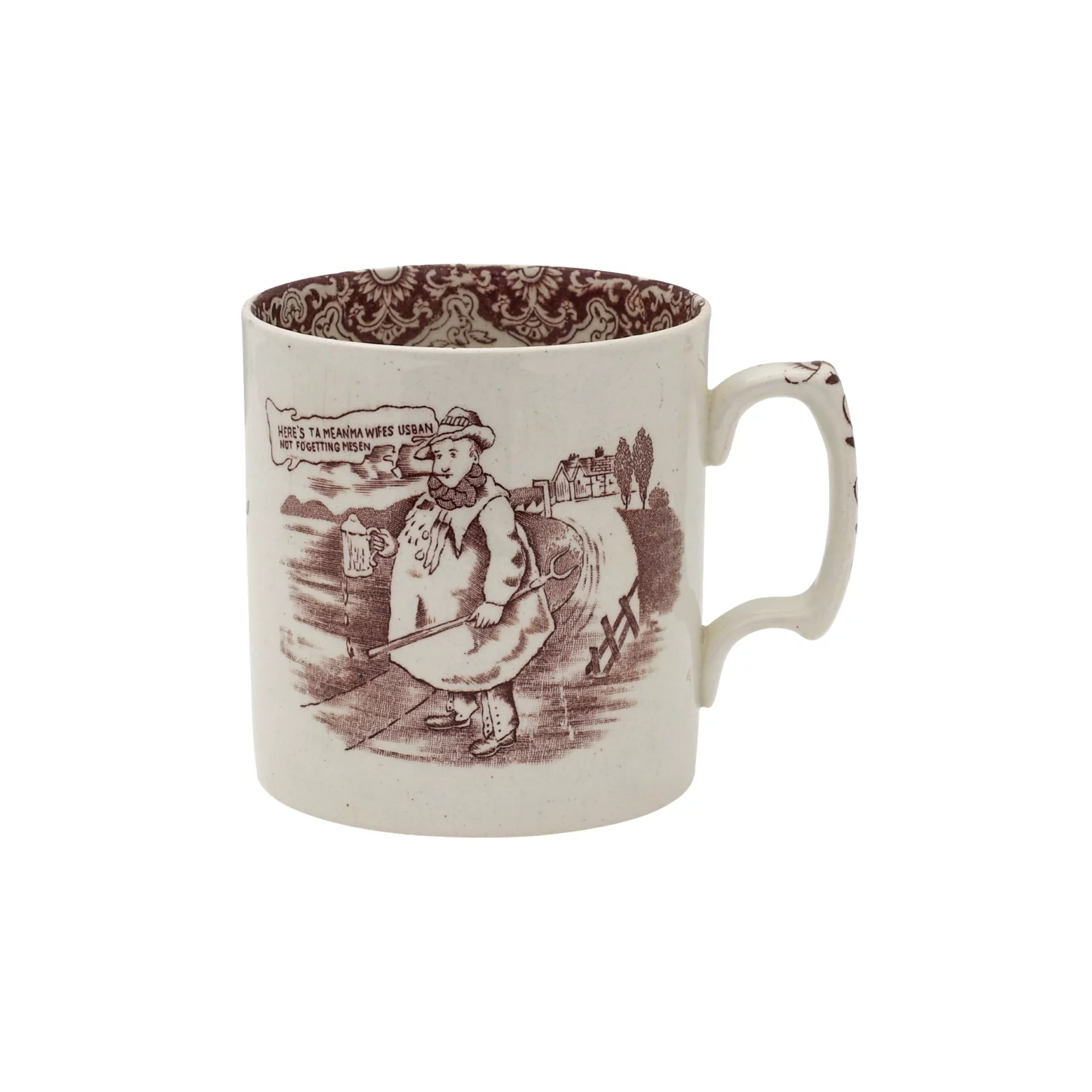 York Tyke England Transferware Mug