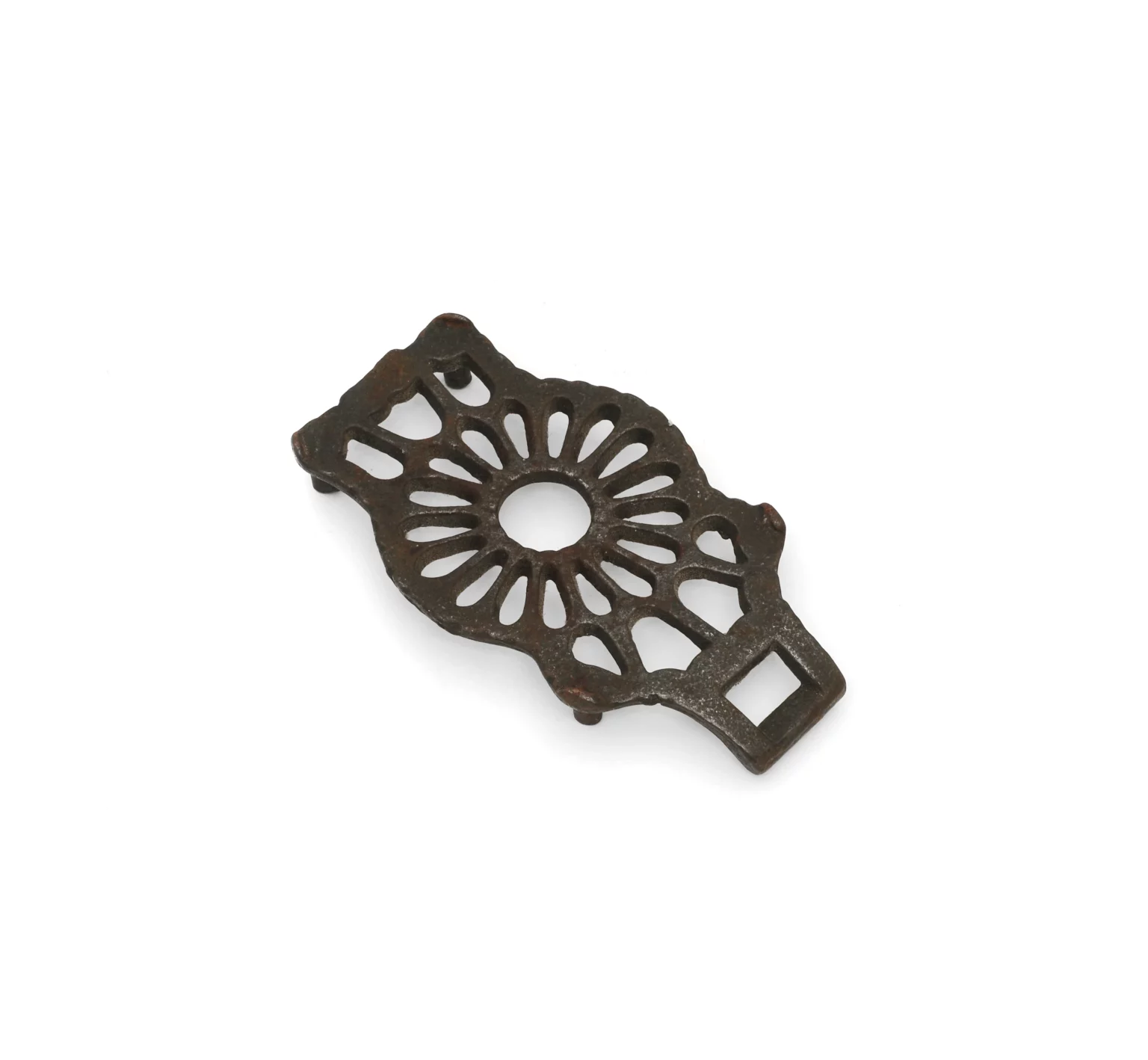 Small Cast Iron Openwork Antique Trivet