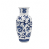 Chinese Blue and White Floral Porcelain Vase