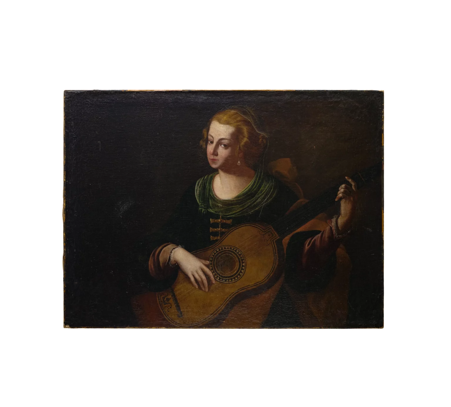 Italian Painting of a Musician