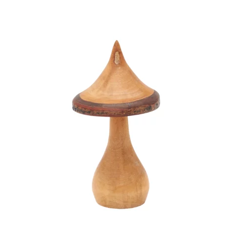 Maple Wooden Mushroom Sculpture