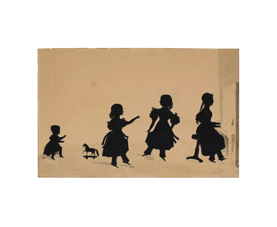 Auguste Edouart French Cut Paper Silhouette