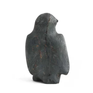 Rick Seeganna Vintage Soapstone Inupiat Bird Sculpture