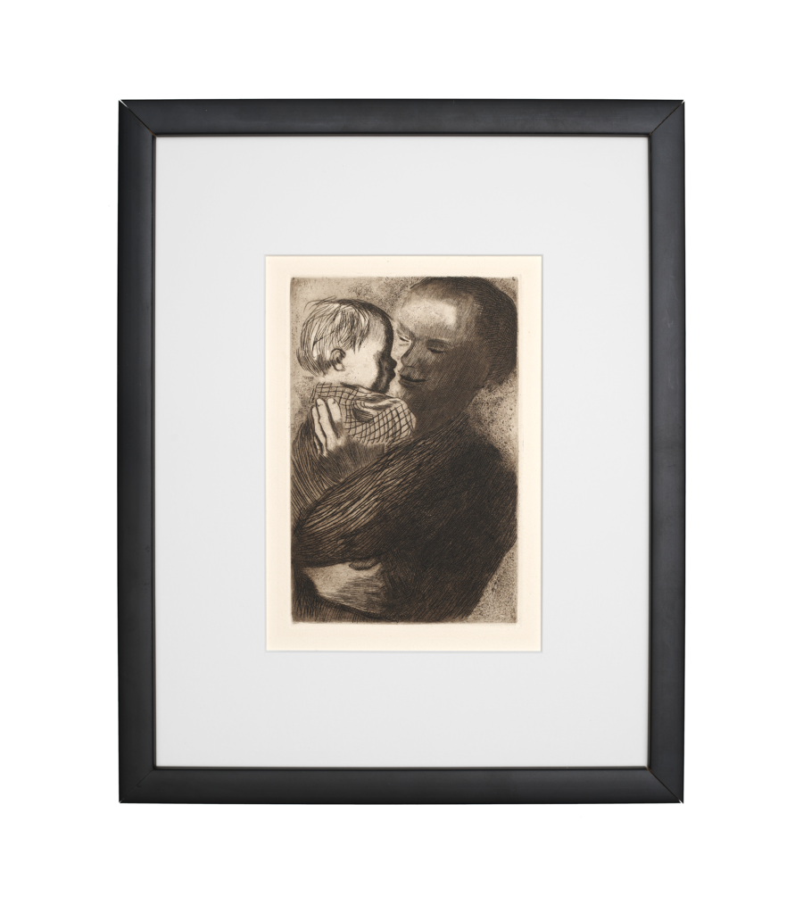 Kathe Kollwitz German Expressionist Etching Art Print