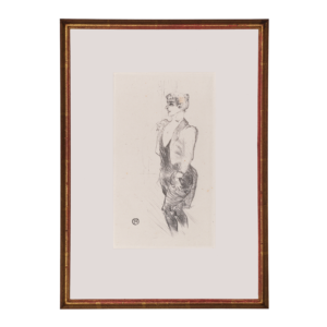 Henri Toulouse-Lautrec Mary Hamilton Antique Lithograph