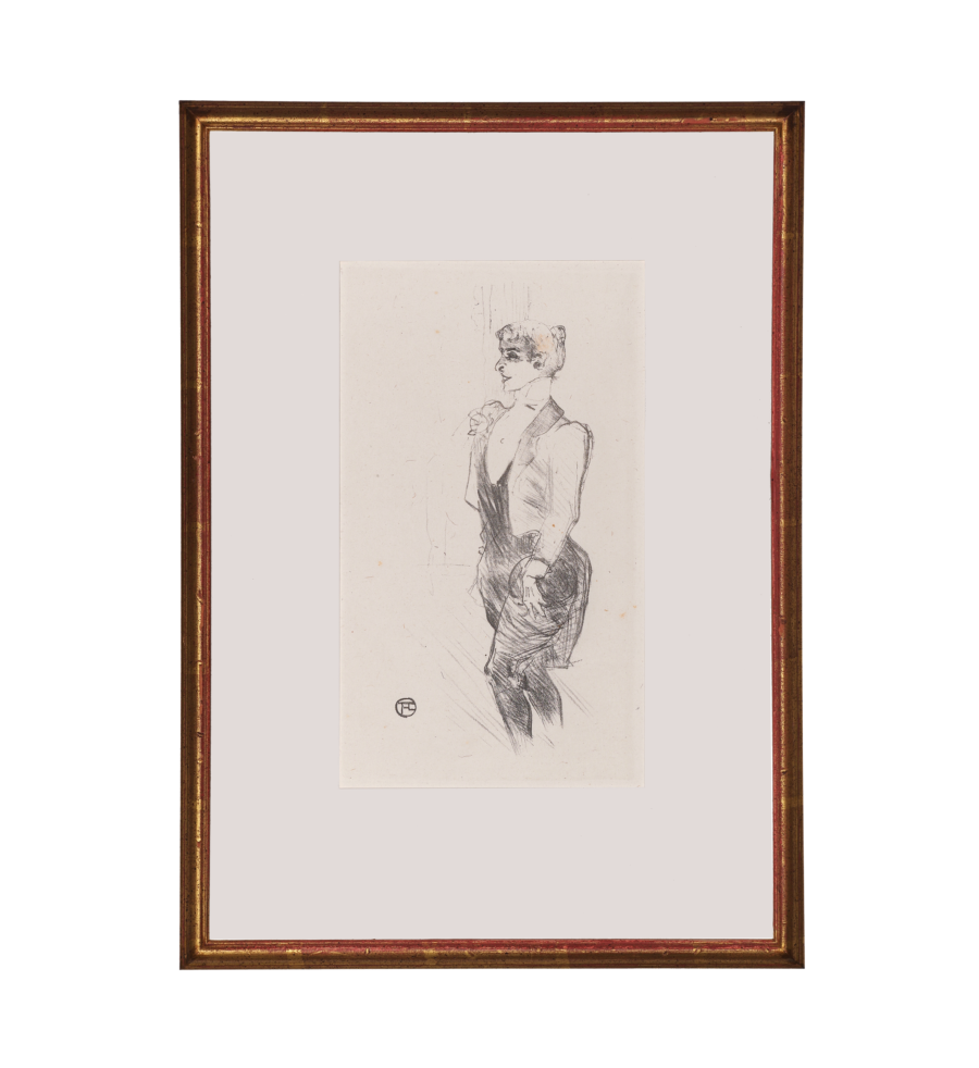 Henri Toulouse-Lautrec Mary Hamilton Antique Lithograph